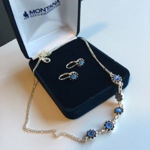 925 Sterling Silver Necklace and Earrings
